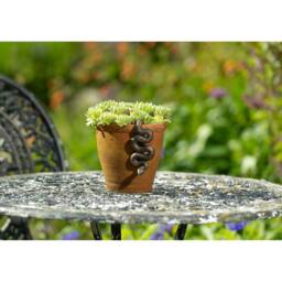 Jardinopia Antique Bronze Coloured Boa Constrictor Pot Buddy Plant Pot Hanger - thumbnail 5