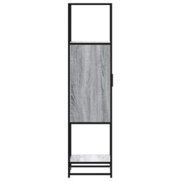 Berkfield Home Highboard Grey Sonoma 35.5x35x139 cm Engineered Wood & Metal - thumbnail 6