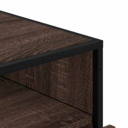 Berkfield Home Elegant Drawer Cabinet Brown Oak 70x41x70 cm Engineered Wood - Size: 70 x 41 x 70 cm - thumbnail 8