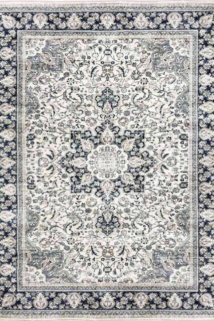 THE RUGS Classical Collection Heritage Steel Soft Pile Grey Essentials Rug - Size: 60 cm x 180 cm - image 1