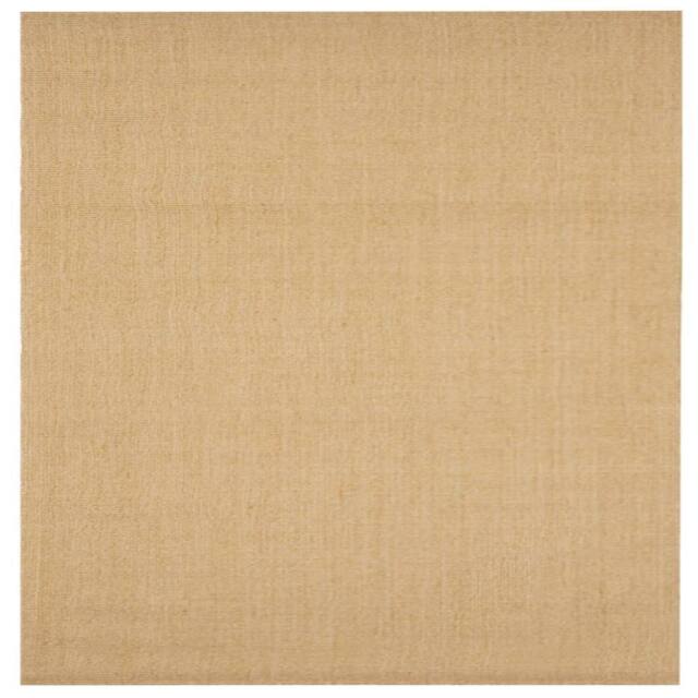 Berkfield Home Rug Natural Sisal 100x100 cm in Brown - Size: Medium - image 1