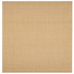 Berkfield Home Rug Natural Sisal 100x100 cm in Brown - Size: Medium - thumbnail 1