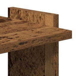 Berkfield Home Bookcase 3-Tier Old Wood 60x30x120 cm Engineered Wood in Brown - Size: 60 x 30 x 120 cm - thumbnail 7