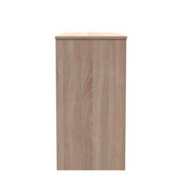 Ready Assembled 2 U Seattle 3 Drawer Desk (Ready Assembled) in Light Oak - thumbnail 2