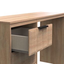 Ready Assembled 2 U Seattle 3 Drawer Desk (Ready Assembled) in Light Oak - thumbnail 5