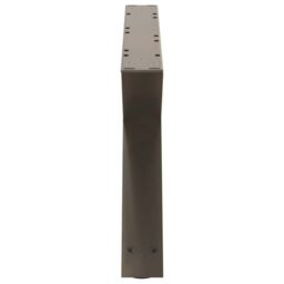 Berkfield Home Coffee Table Legs 2 pcs Natural Steel 70x(30-31.3) cm Steel in Brown - thumbnail 6