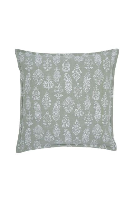 Murmur 'Arna' Cotton Cushion in Light Green - Size: 50 cm x 50 cm - image 1