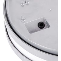 CGC Lighting STAX Round Grey LED Outdoor Wall Light Bulkhead with House Number Pack in White - thumbnail 4