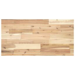 Berkfield Home Basin Shelf Wall Mounted Steel & Solid Wood Acacia in Brown - thumbnail 8
