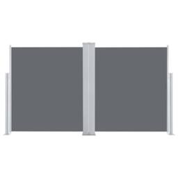 Berkfield Home Retractable Side Awning Anthracite 140x600 cm in Black - thumbnail 4