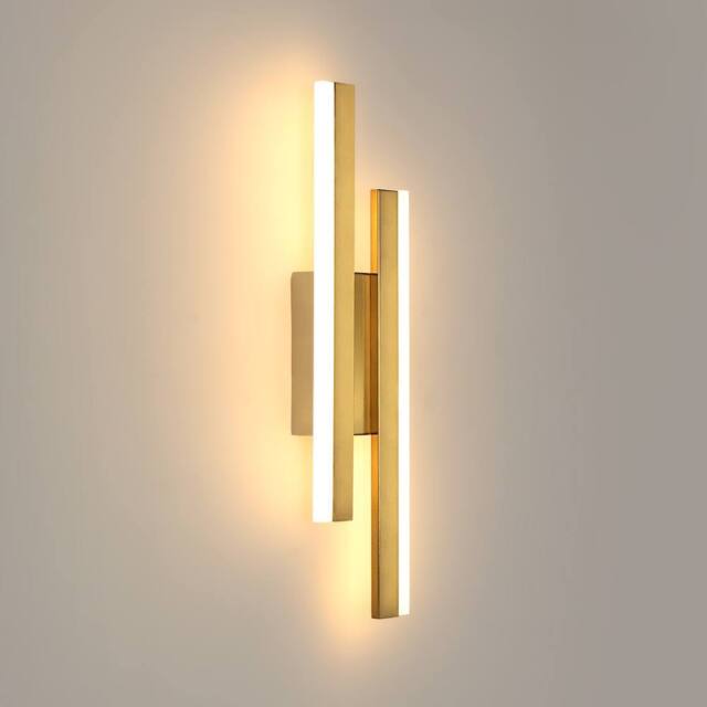Pheashine Gold 40cm Scandinavian LED Wall Lamp 16W 3000K Warm White Acrylic - image 1