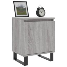 Berkfield Home Bedside Cabinets 2 pcs Grey Sonoma 40x30x50 cm Engineered Wood - Size: 40 x 30 x 50 cm - thumbnail 3