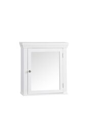 Teamson Home Bathroom Stratford Wooden Mirrored Medicine Cabinet White