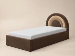 Flair Ava Single Ottoman Bed in Brown - thumbnail 5