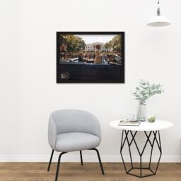 "Artery8 Wall Art Print Parade JFK President Kennedy Emperor Haile Selassie Photo Large Framed Wall Décor Art in Brown - Size: W18"" x H24""" - thumbnail 2