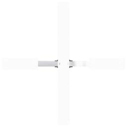 Berkfield Home Modern Dining Table Leg Spider Shape White 85x85x(72-73) cm Steel - thumbnail 5