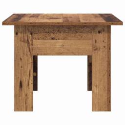 Berkfield Home Coffee Table Old wood 55 x 55 x 42 cm Engineered wood in Brown - thumbnail 6