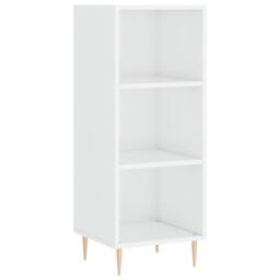 Berkfield Home Sideboard High Gloss White 34.5x32.5x90 cm Engineered Wood - thumbnail 3