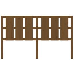 Berkfield Home Beautiful Bed Headboard Honey Brown 165.5x4x100 cm Solid Wood Pine - thumbnail 4
