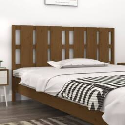 Berkfield Home Beautiful Bed Headboard Honey Brown 165.5x4x100 cm Solid Wood Pine - thumbnail 2