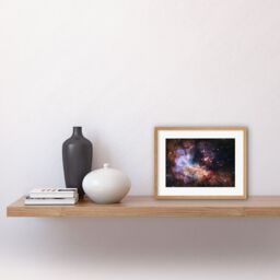 Artery8 Wall Art Print Hubble Space Astronomy Nasa Unveils Celestial Fireworks 25th Anniversary Giant Cluster Westerlund 2 Colourful Nebula Dust - thumbnail 2