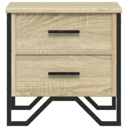 Berkfield Home Bedside Cabinets 2 pcs Sonoma Oak 40x41x40 cm Engineered Wood in Brown - Size: 40 x 41 x 40 cm - thumbnail 5