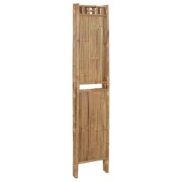 Berkfield Home 3-Panel Room Divider Bamboo 120x180 cm in Brown - thumbnail 5