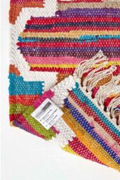 Homescapes Amsterdam Handwoven Cotton Chindi Kilim Hall Runner, 66 x 200 cm - Size: 66 cm x 200 cm - thumbnail 5