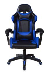 Groundlevel Executive Racing Style Gaming & Office Chair in Blue - thumbnail 2