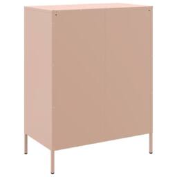 Berkfield Home Sideboard Pink 68x39x89 cm Steel - Size: 68 x 39 x 89 cm - thumbnail 8