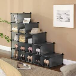 Kelvenix 16-Cube Storage Unit Grey - Size: 0.6m2 - thumbnail 4