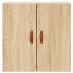 Berkfield Home Wall Cabinet Sonoma Oak 60x31x60 cm Engineered Wood in Brown - Size: 60 x 31 x 60 cm - thumbnail 5