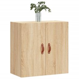 Berkfield Home Wall Cabinet Sonoma Oak 60x31x60 cm Engineered Wood in Brown - Size: 60 x 31 x 60 cm - thumbnail 3