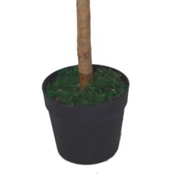 Leaf Deluxe Luxury Artificial Bay Laurel Tree Topiary Ball - 90cm (3ft) Tall in Green - thumbnail 5