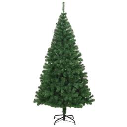 Berkfield Home Artificial Christmas Tree with 300 LEDs with Stand Green 180 cm - thumbnail 6