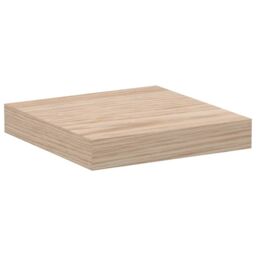 Berkfield Home Floating Shelf 23x23.5x4 cm Engineered Wood in Brown - thumbnail 2