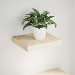 Berkfield Home Floating Shelf 23x23.5x4 cm Engineered Wood in Brown - thumbnail 1