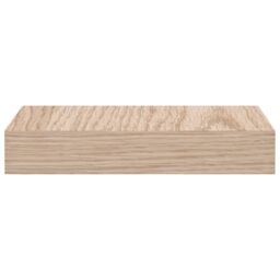 Berkfield Home Floating Shelf 23x23.5x4 cm Engineered Wood in Brown - thumbnail 4