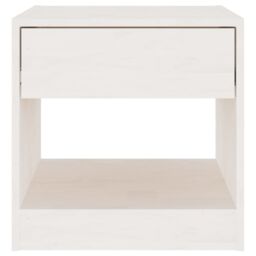 Berkfield Home Bedside Cabinets 2 pcs White 40x31x40 cm Solid Pinewood - Size: 40 x 31 x 40 cm - thumbnail 6
