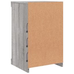 Berkfield Home Sideboard with LED Lights Grey Sonoma 41x37x67 cm - Size: 41 x 37 x 67 cm - thumbnail 8