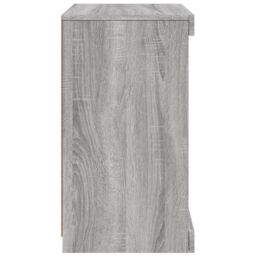 Berkfield Home Sideboard with LED Lights Grey Sonoma 41x37x67 cm - Size: 41 x 37 x 67 cm - thumbnail 7
