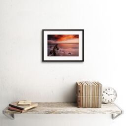"Artery8 Wall Art Print Cole Crohy Head Sea Arch Ireland Framed in Black - Size: W7"" x H9""" - thumbnail 2