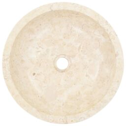 Berkfield Home Sink 40x12 cm Marble Cream - thumbnail 4