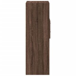 Berkfield Home Highboard Brown Oak 50x42.5x124 cm Engineered Wood - thumbnail 5