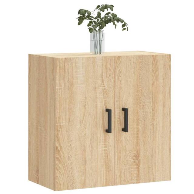 Berkfield Home Wall Cabinet Sonoma Oak 60x31x60 cm Engineered Wood in Light Tan - Size: 60 x 31 x 60 cm - image 1