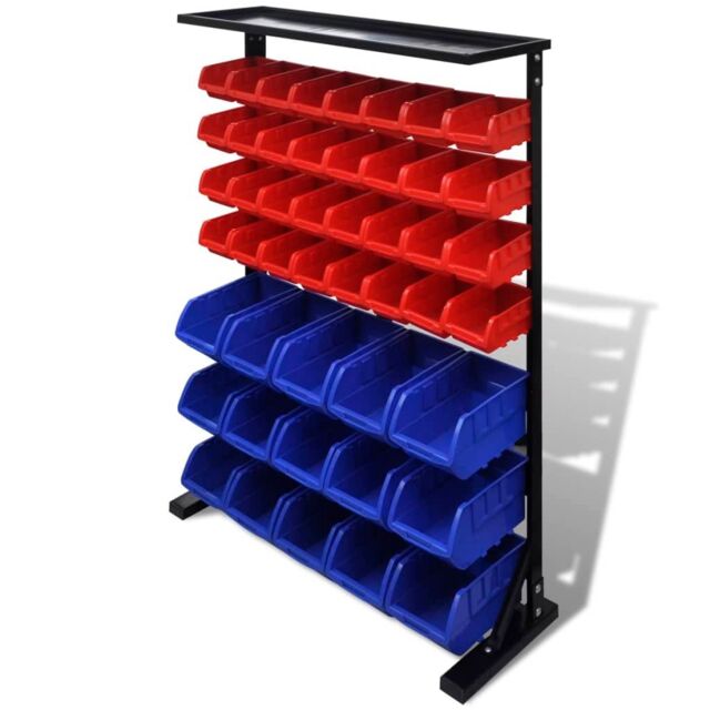 Berkfield Home Blue & Red Garage Tool Organiser - image 1