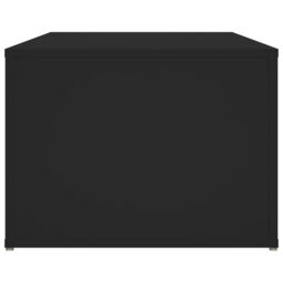 Berkfield Home Coffee Table Black 100x50x36 cm Engineered Wood - Size: 100 x 50 x 36 cm - thumbnail 6