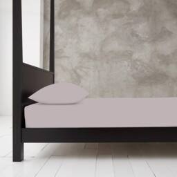 Smart Living Polycotton Bed Linen Luxury Bedsheet or Pillowcase Non Iron in Grey - Size: Standard Pillow Case - thumbnail 2