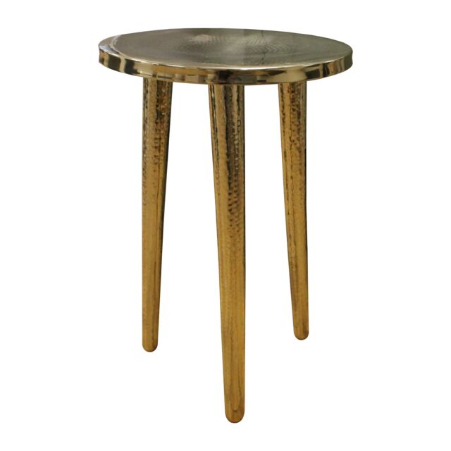 Balterley Boho Round 3 Leg Coffee Table, 400mm x 600mm - Brass in Metallics - image 1