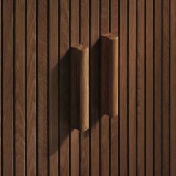 Birlea Axel 2 Door Fluted Sideboard in Walnut - thumbnail 7